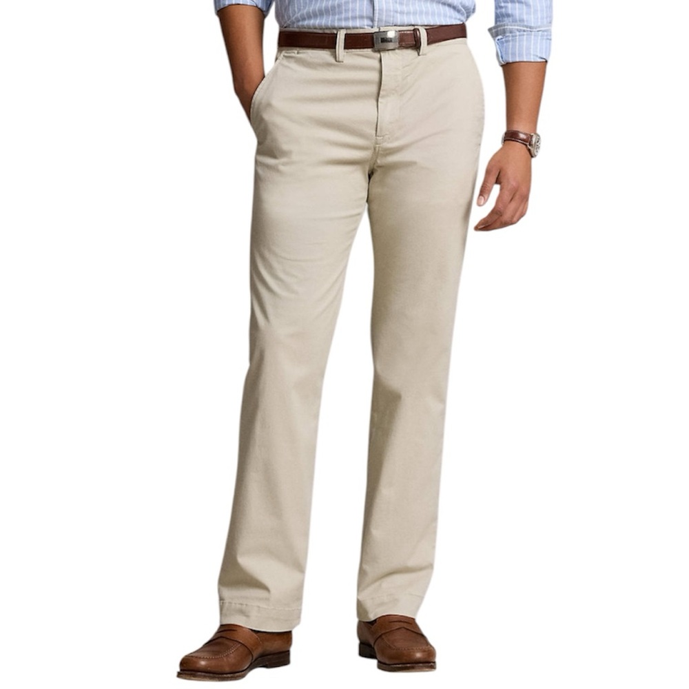 Polo Ralph Lauren Men's Pants 56B x 30 Classic Fit Cotton Flat Front Pocket NEW